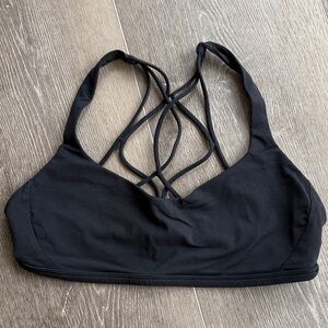 lululemon athletica Black Strappy Sports Bra